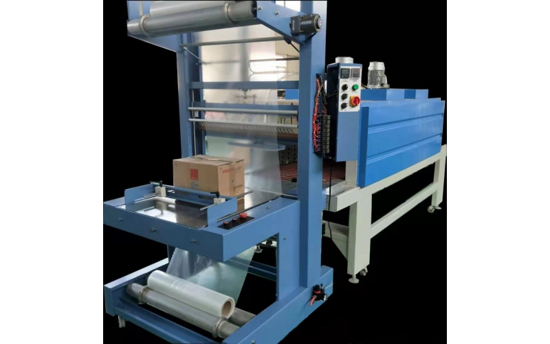 鯨鵬生產(chǎn)廠家半自動(dòng)袖口式封切收縮包裝機(jī)